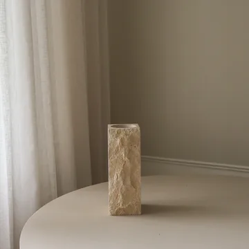 Vase en marbre Limestone Edge - Medium, 30 cm - Botané