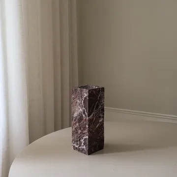 Vase en marbre Rosso Levanto Edge - Medium, 30 cm - Botané