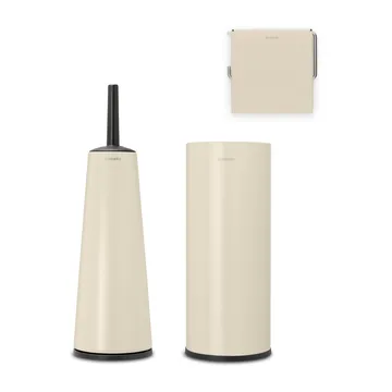 Accessoires de salle de bains 3-pièces Brabantia ReNew - Beige clair - Brabantia