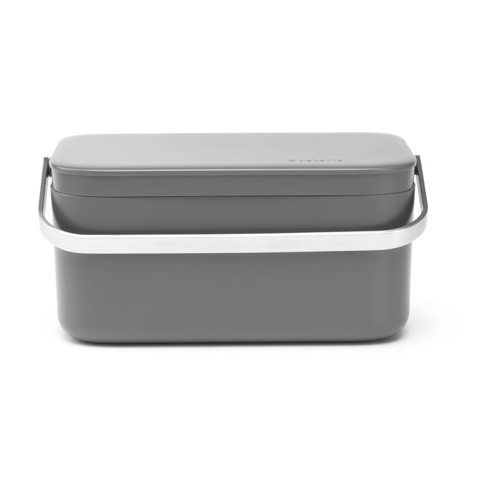 Bac à déchêts Sinkside 13x22 cm - Gris foncé - Brabantia