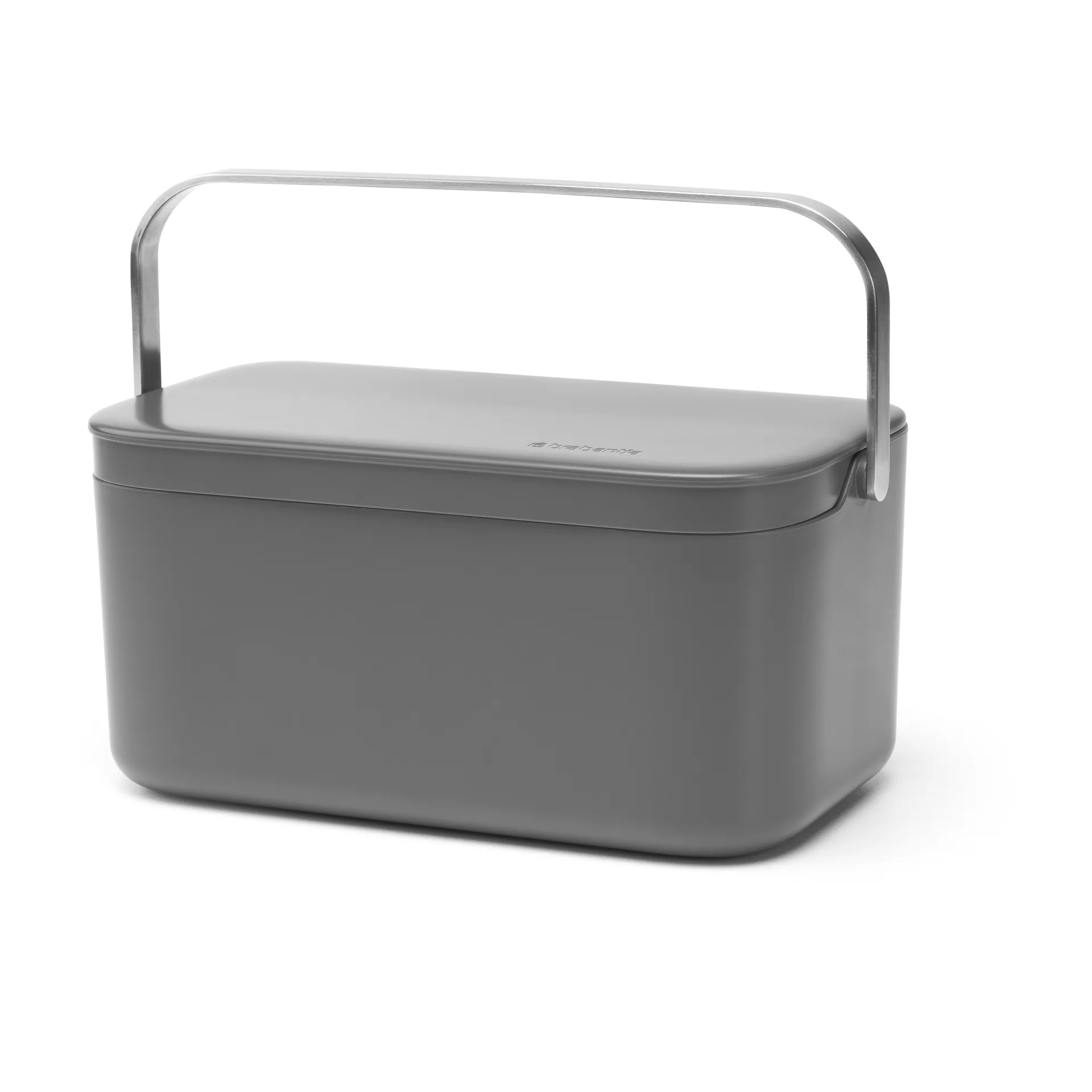 Bac à déchêts Sinkside 13x22 cm, Gris foncé Brabantia