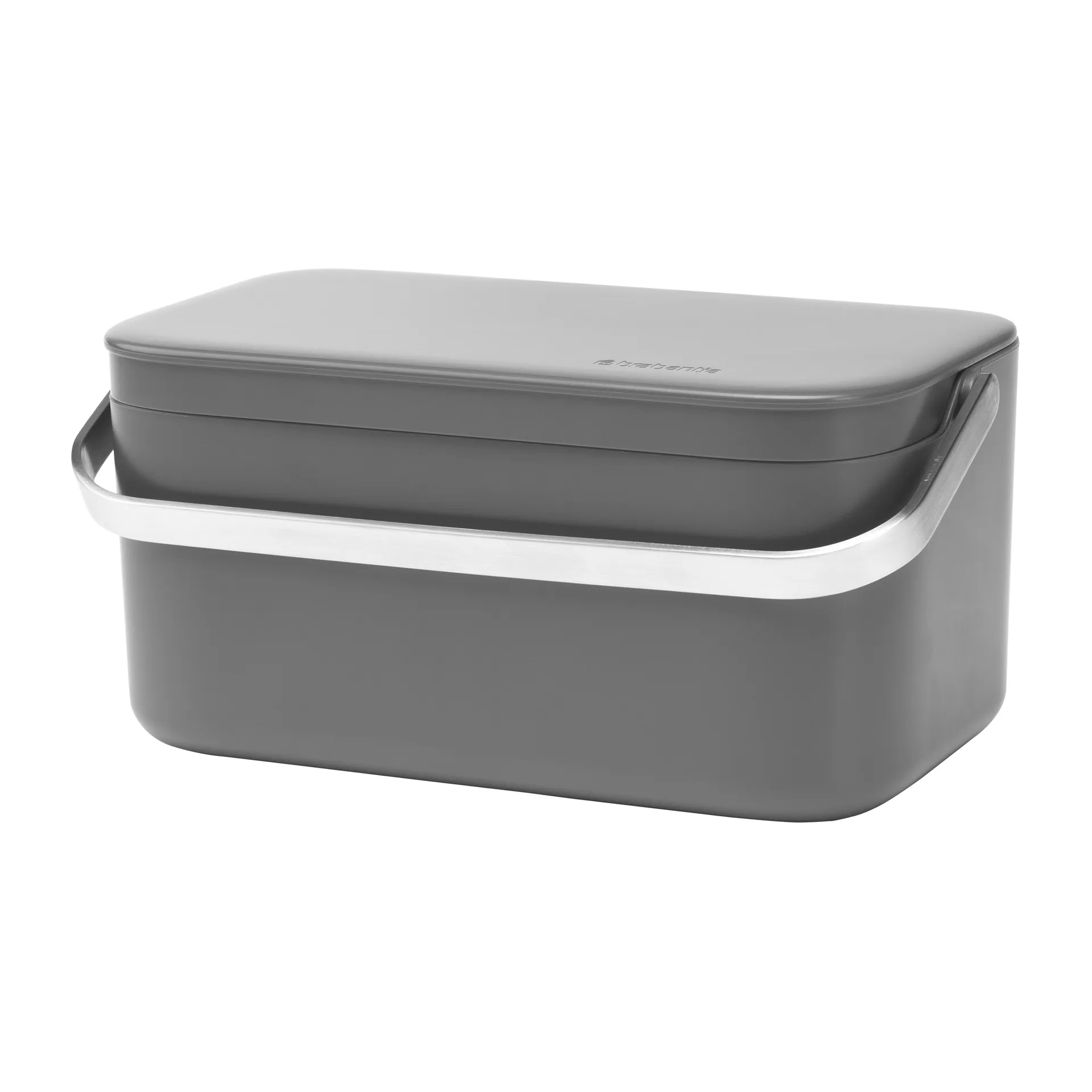 Bac à déchêts Sinkside 13x22 cm, Gris foncé Brabantia
