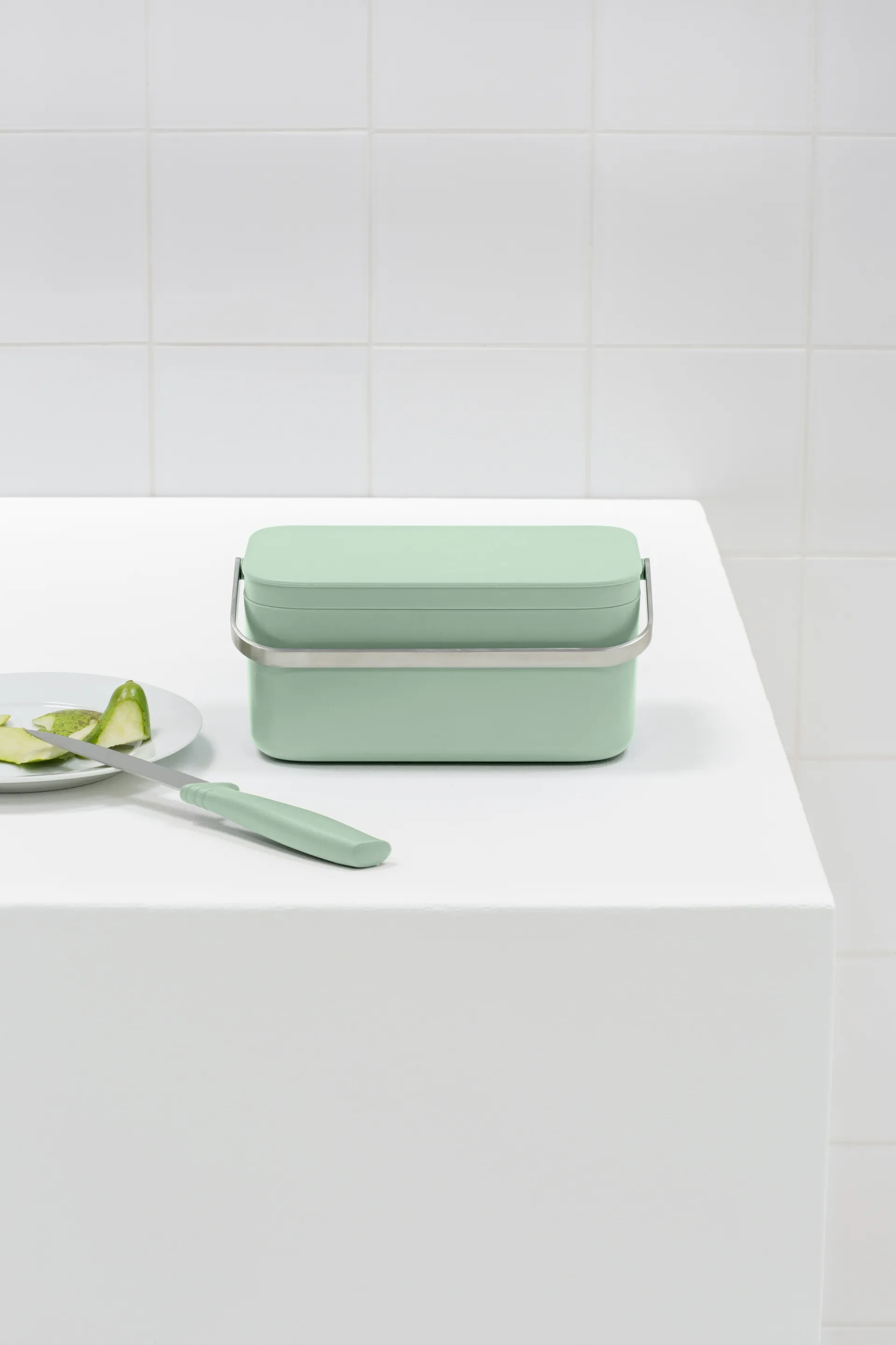 Bac à déchêts Sinkside 13x22 cm, Jade green Brabantia