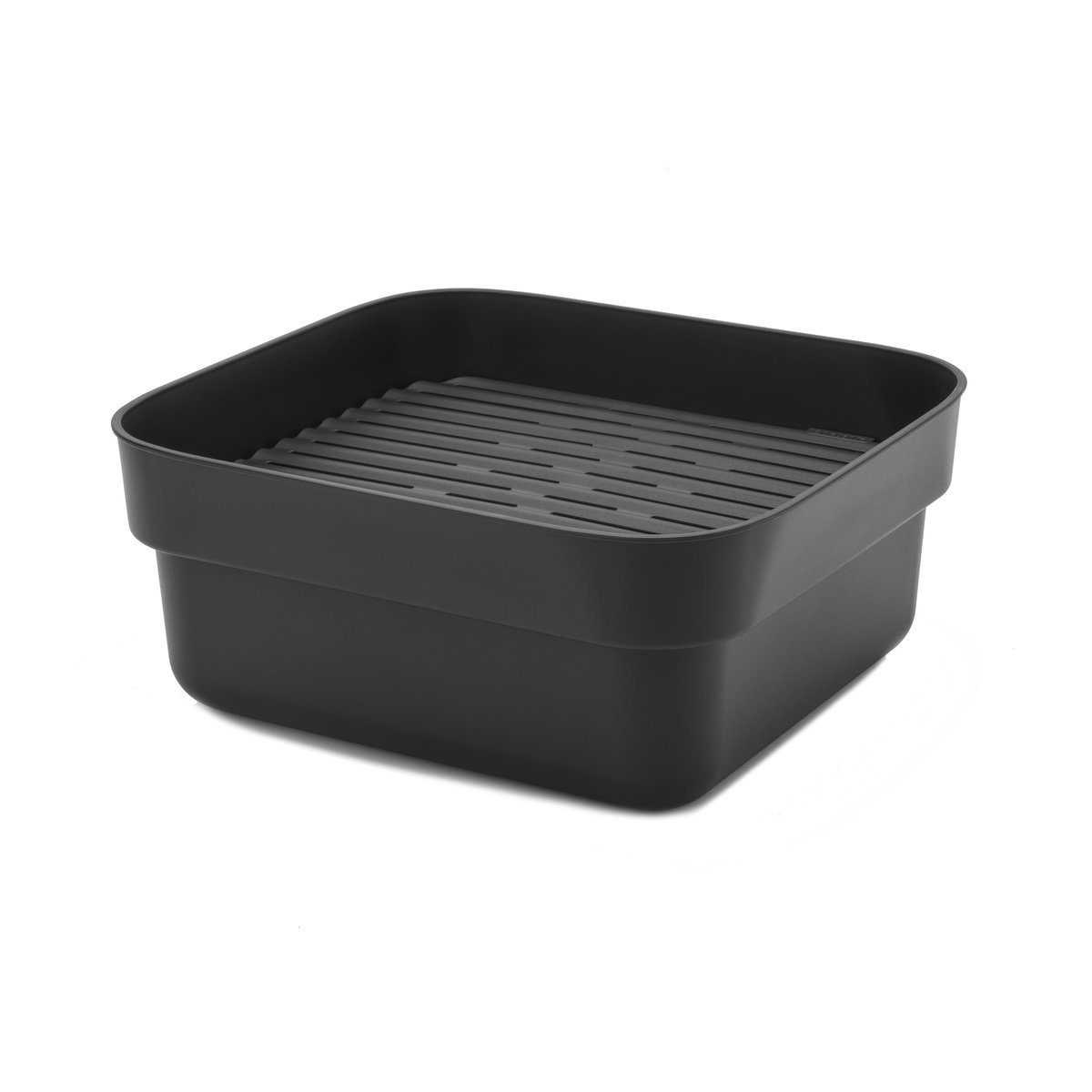 Brabantia Bac à vaisselle avec plateau séchage Sinkside 34x37 cm Gris foncé