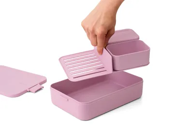 Bento Box grande Make & Take 2 L - Lilac Pink - Brabantia