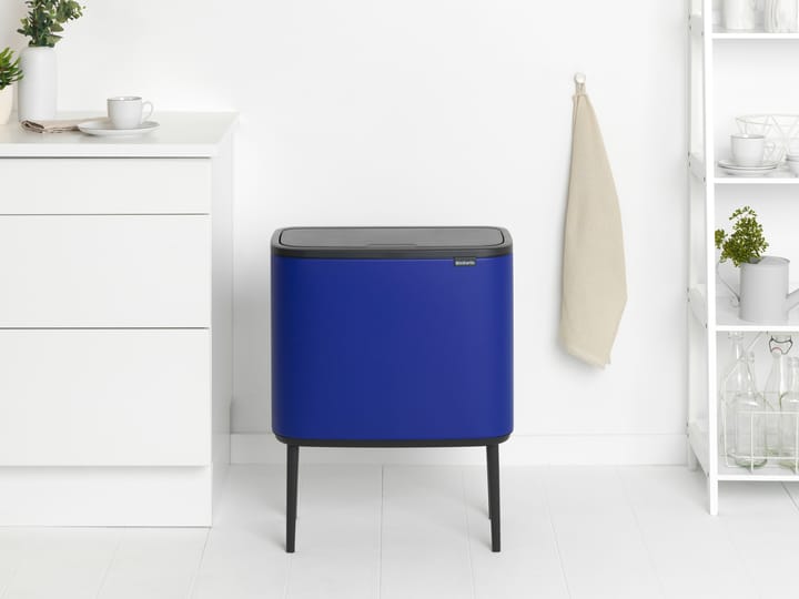 Bo Touch Bin 11+23 litres - Mineral powerful blue - Brabantia