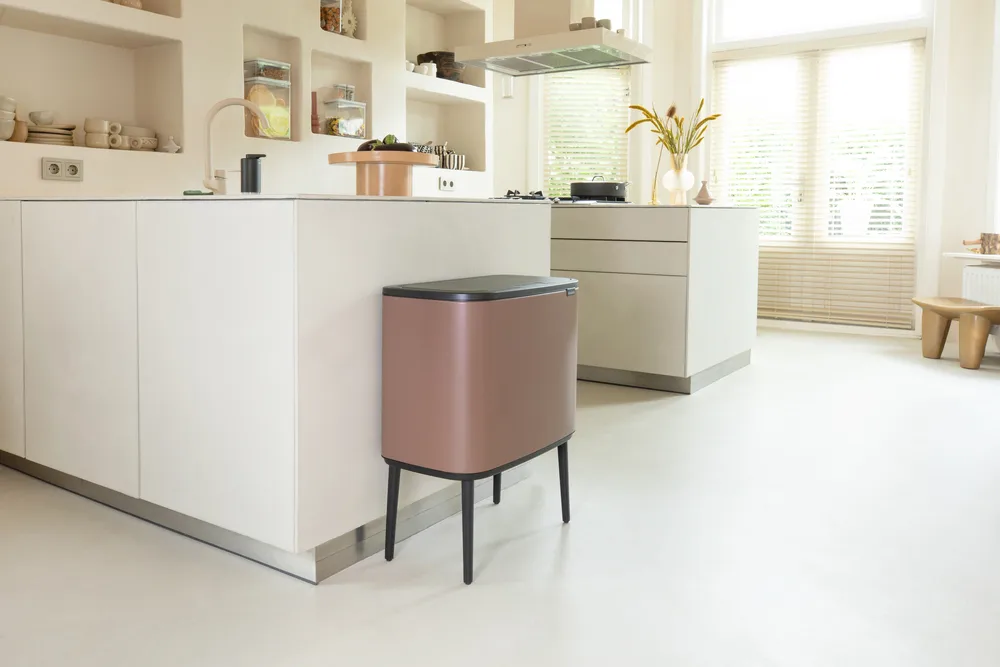Bo Touch Bin 11+23 litres, Satin Taupe Brabantia