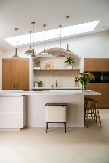 Bo Touch Bin 11+23 litres - Soft beige - Brabantia