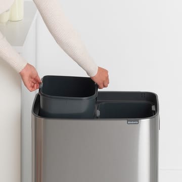 Bo Touch Bin 2x30 L - Acier mat - Brabantia