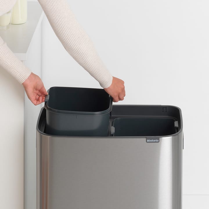 Bo Touch Bin 2x30 L - Acier mat - Brabantia