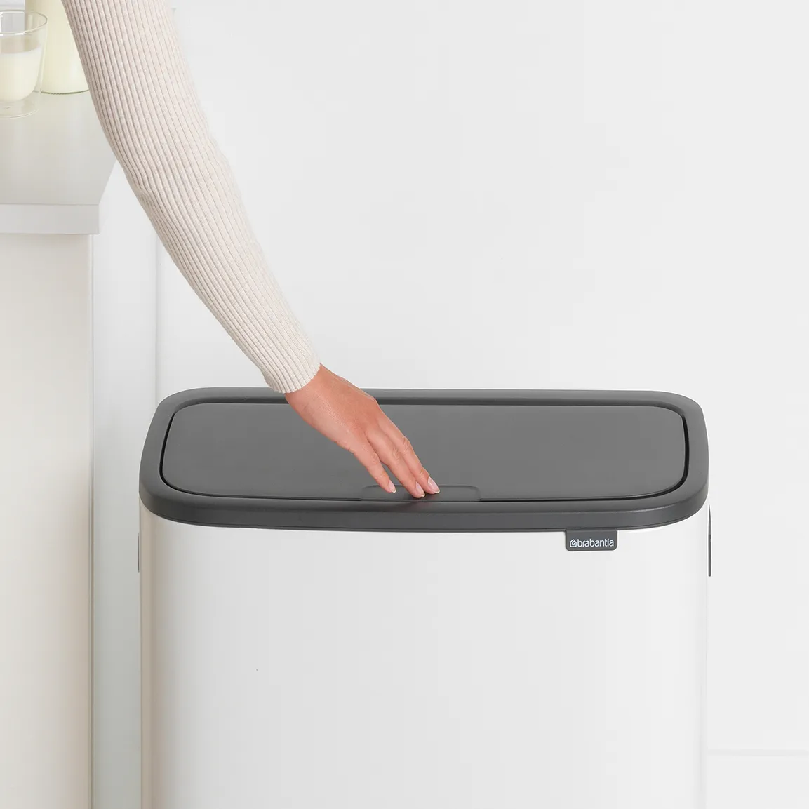 Bo Touch Bin 2x30 L, Blanc Brabantia