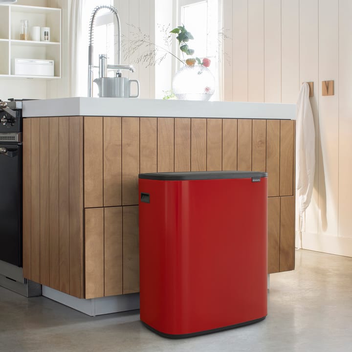 Bo Touch Bin 2x30 L, Rouge passion Brabantia