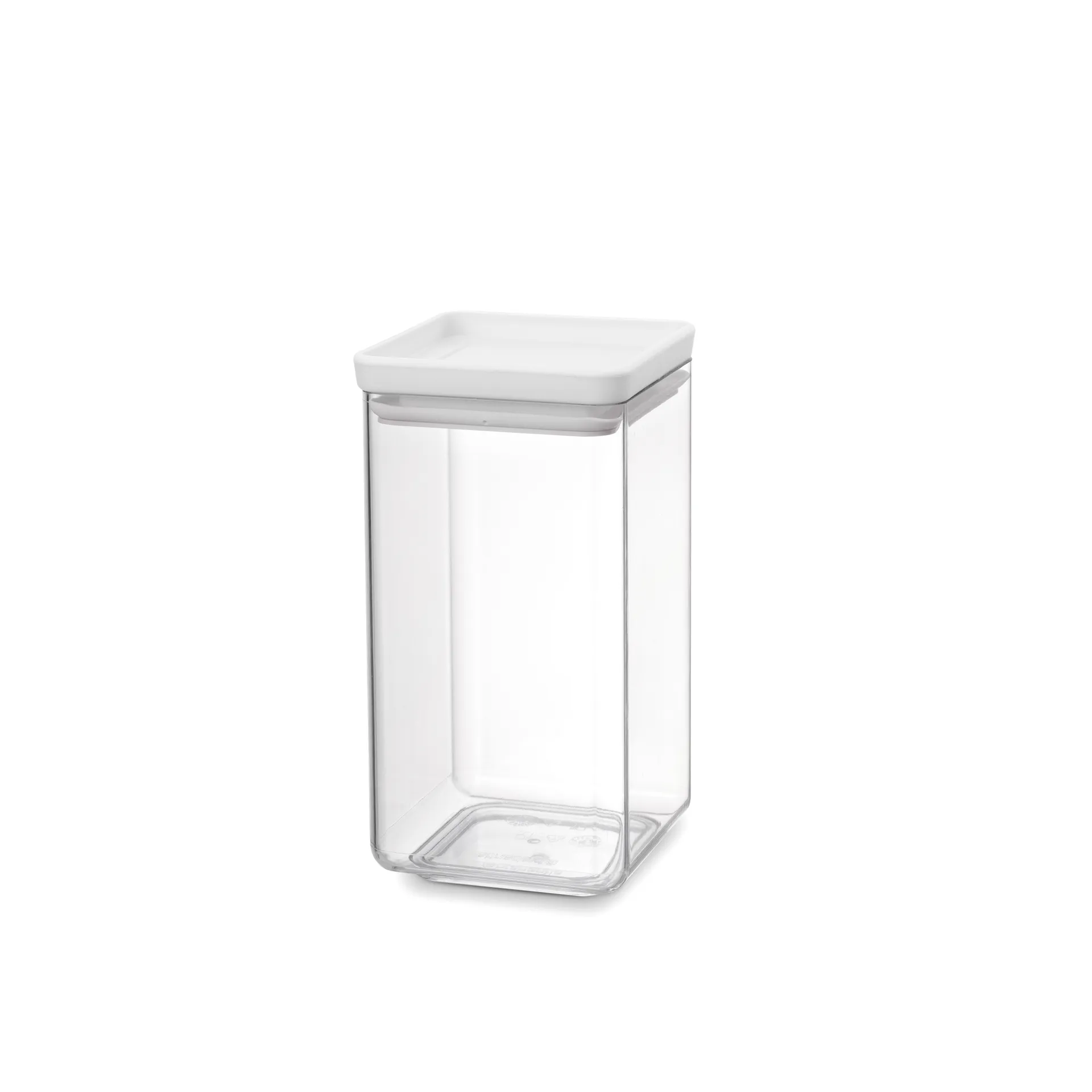 Bocal de rangement carré TASTY+ 1,6 L, Gris clair Brabantia