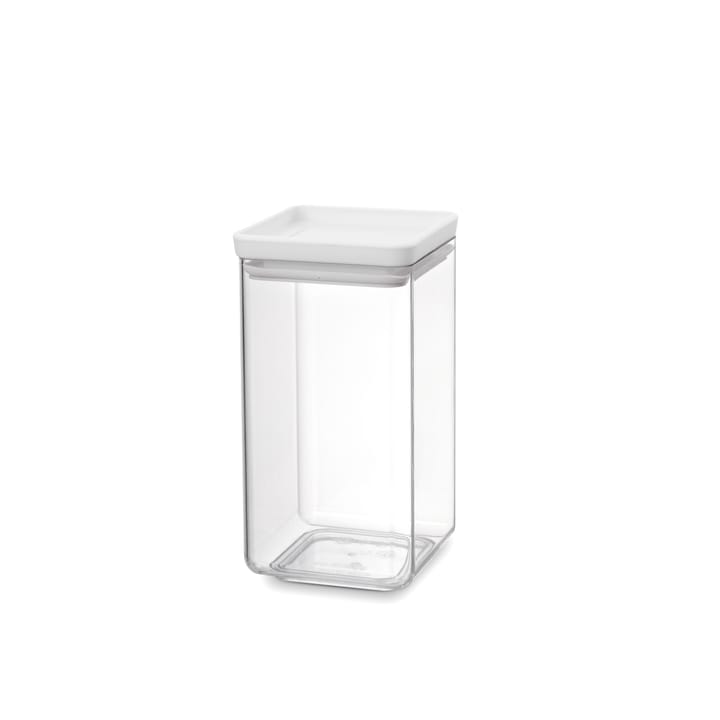 Bocal de rangement carré TASTY+  1,6 L - Gris clair - Brabantia