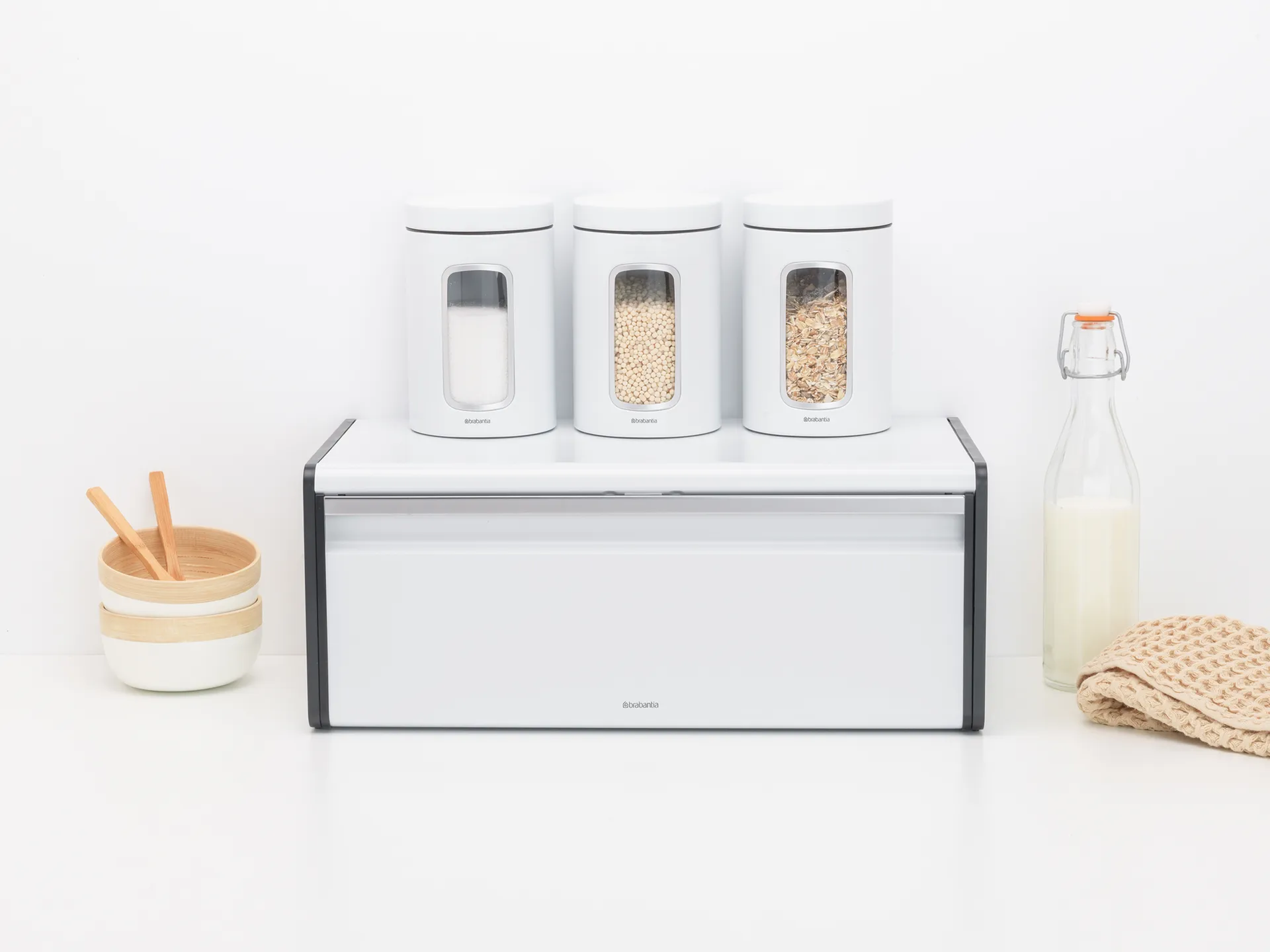 Boîte à pain Fall Front, White-black Brabantia