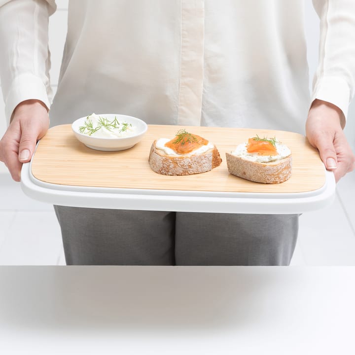Boîte à pain Nic, Gris clair Brabantia