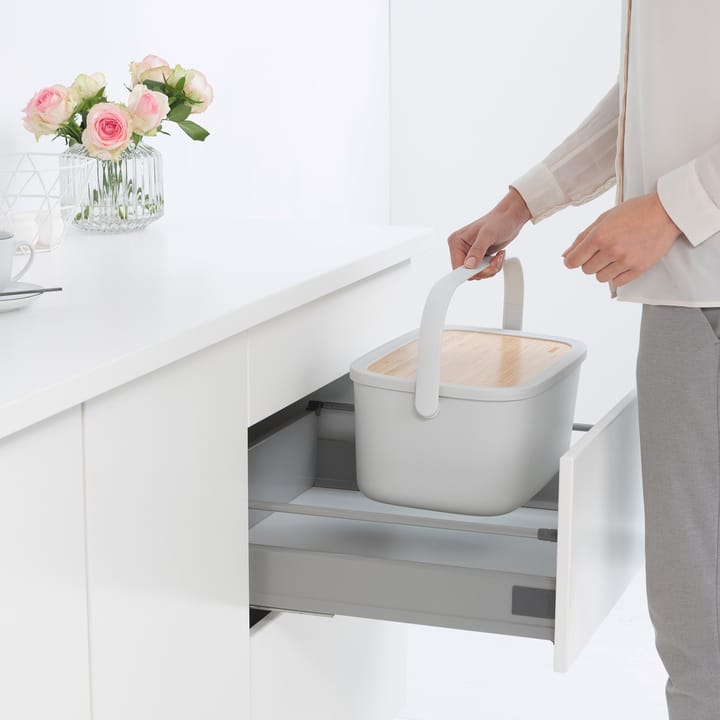 Boîte à pain Nic, Gris clair Brabantia