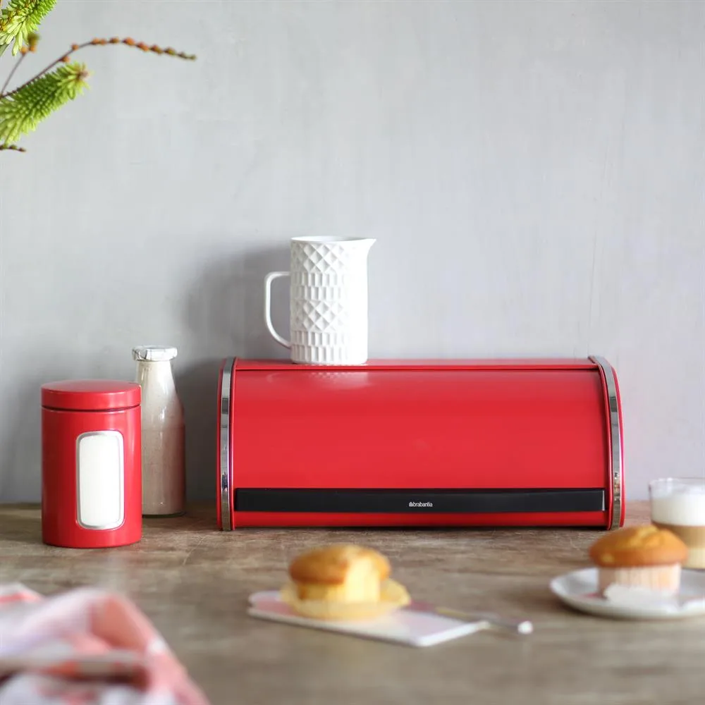 Boîte à pain Roll Top large, rouge passion Brabantia