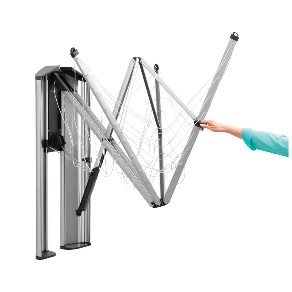 Boîte de protection/couvercle pour étendoir mural WallFix, Acier brossé Brabantia