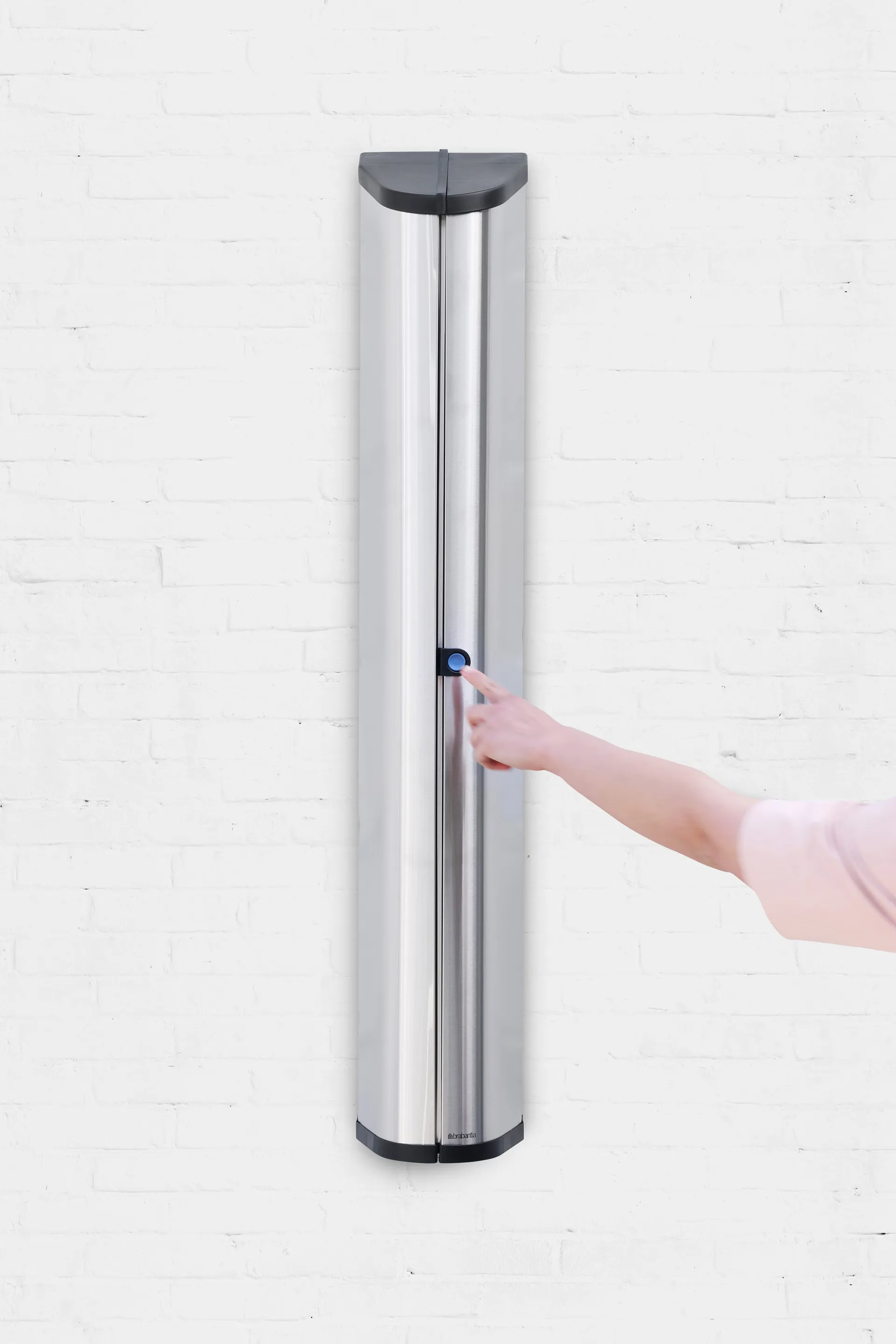 Boîte de protection/couvercle pour étendoir mural WallFix, Acier brossé Brabantia