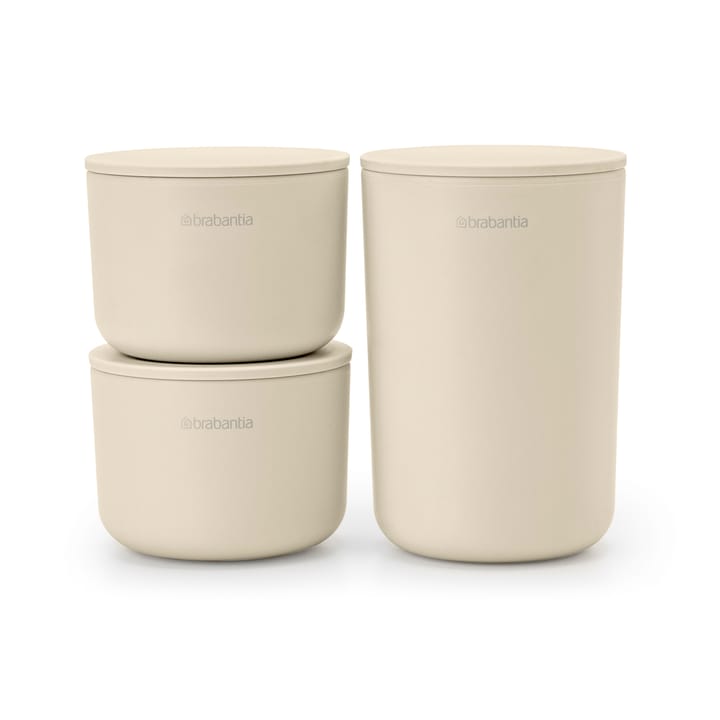 Boîtes de rangement ReNew Lot de 3 - Soft Beige - Brabantia