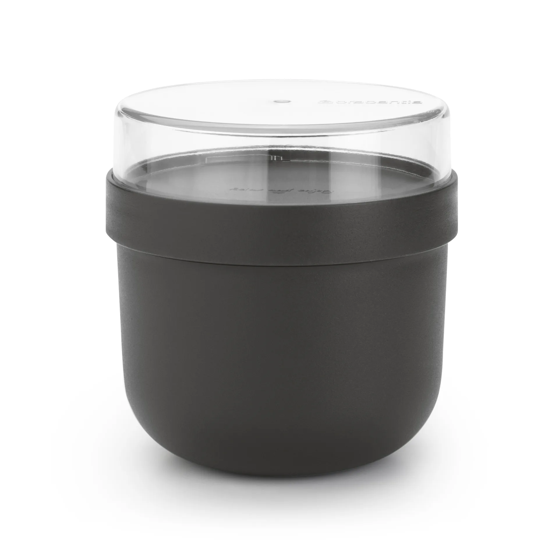 Bol à petit déjeuner Make & Take 0,5 L, Gris foncé Brabantia