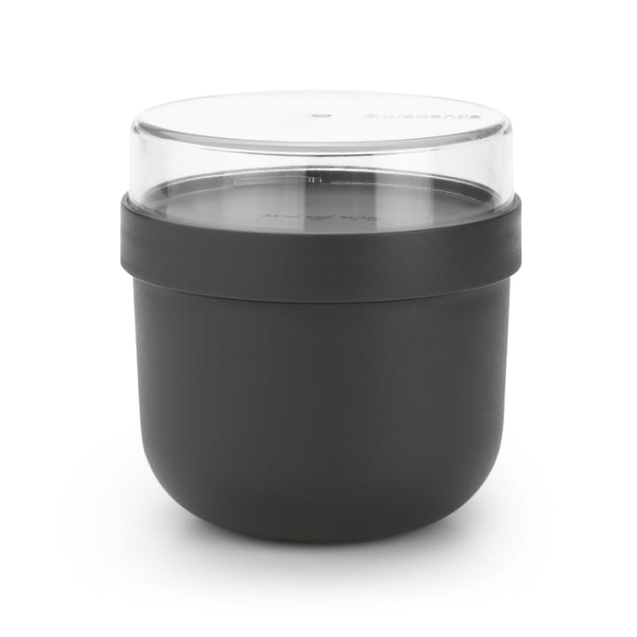 Bol à petit déjeuner Make & Take 0,5 L - Gris foncé - Brabantia