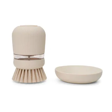 Brosse à vaisselle avec distributeur de savon Brabantia - Soft beige - Brabantia
