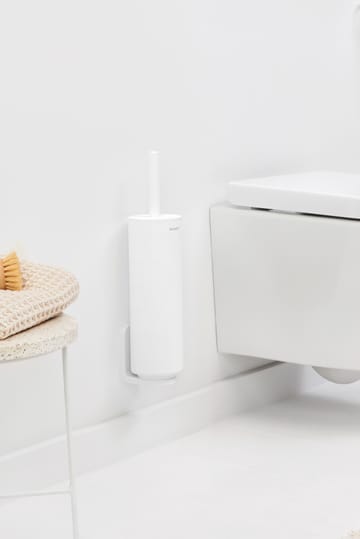 Brosse à WC avec support MindSet - Mineral Fresh White, silicone - Brabantia