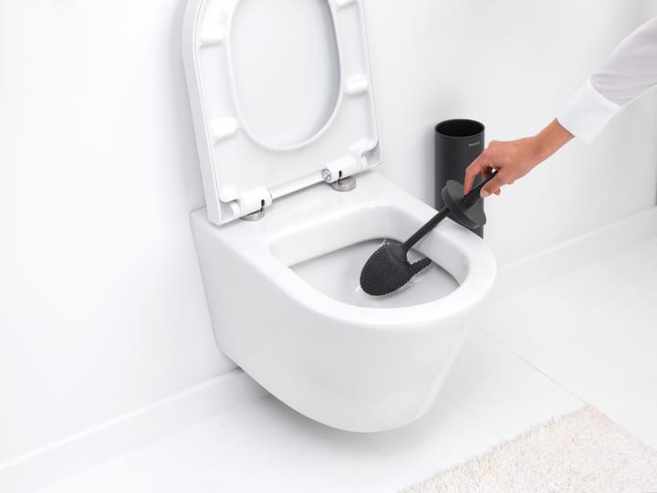 Brosse à WC avec support MindSet, Mineral Infinite Grey, silicone Brabantia