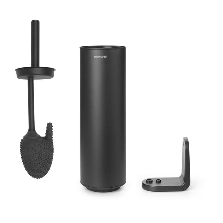 Brosse à WC avec support MindSet, Mineral Infinite Grey, silicone Brabantia