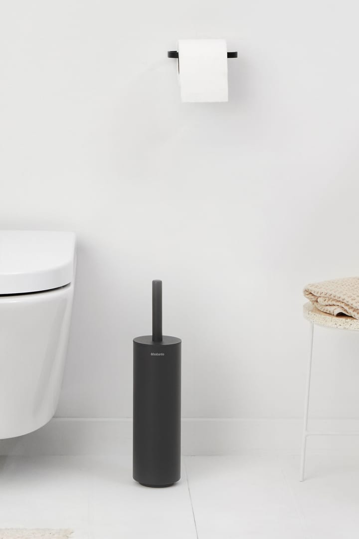 Brosse à WC avec support MindSet, Mineral Infinite Grey, silicone Brabantia