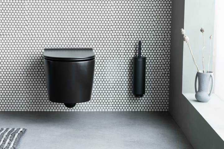 Brosse à WC avec support MindSet, Mineral Infinite Grey, silicone Brabantia