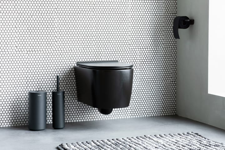 Brosse à WC avec support MindSet, Mineral Infinite Grey, silicone Brabantia