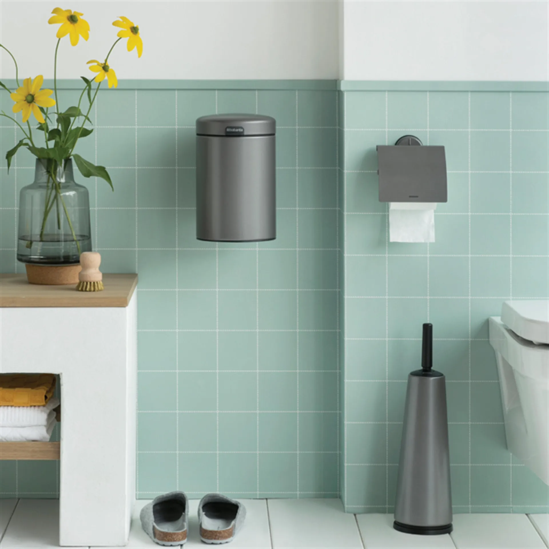 Brosse WC ReNew de Brabantia, platinum Brabantia