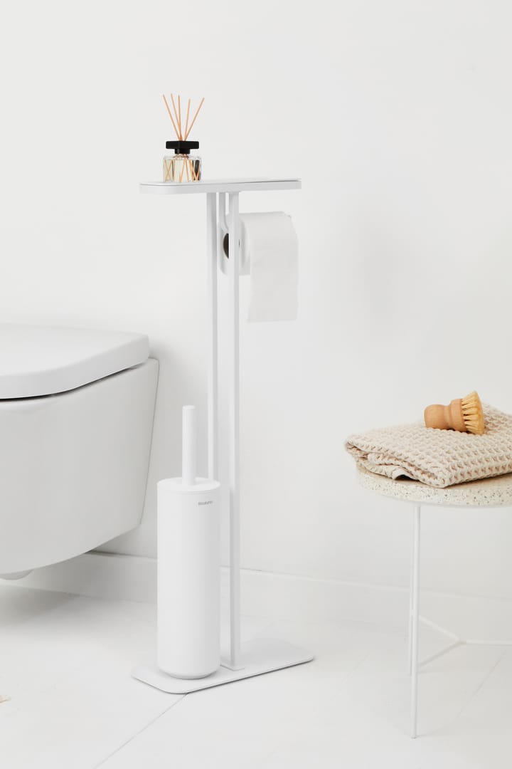 Caddie à toilette MindSet, Mineral Fresh White, silicone Brabantia