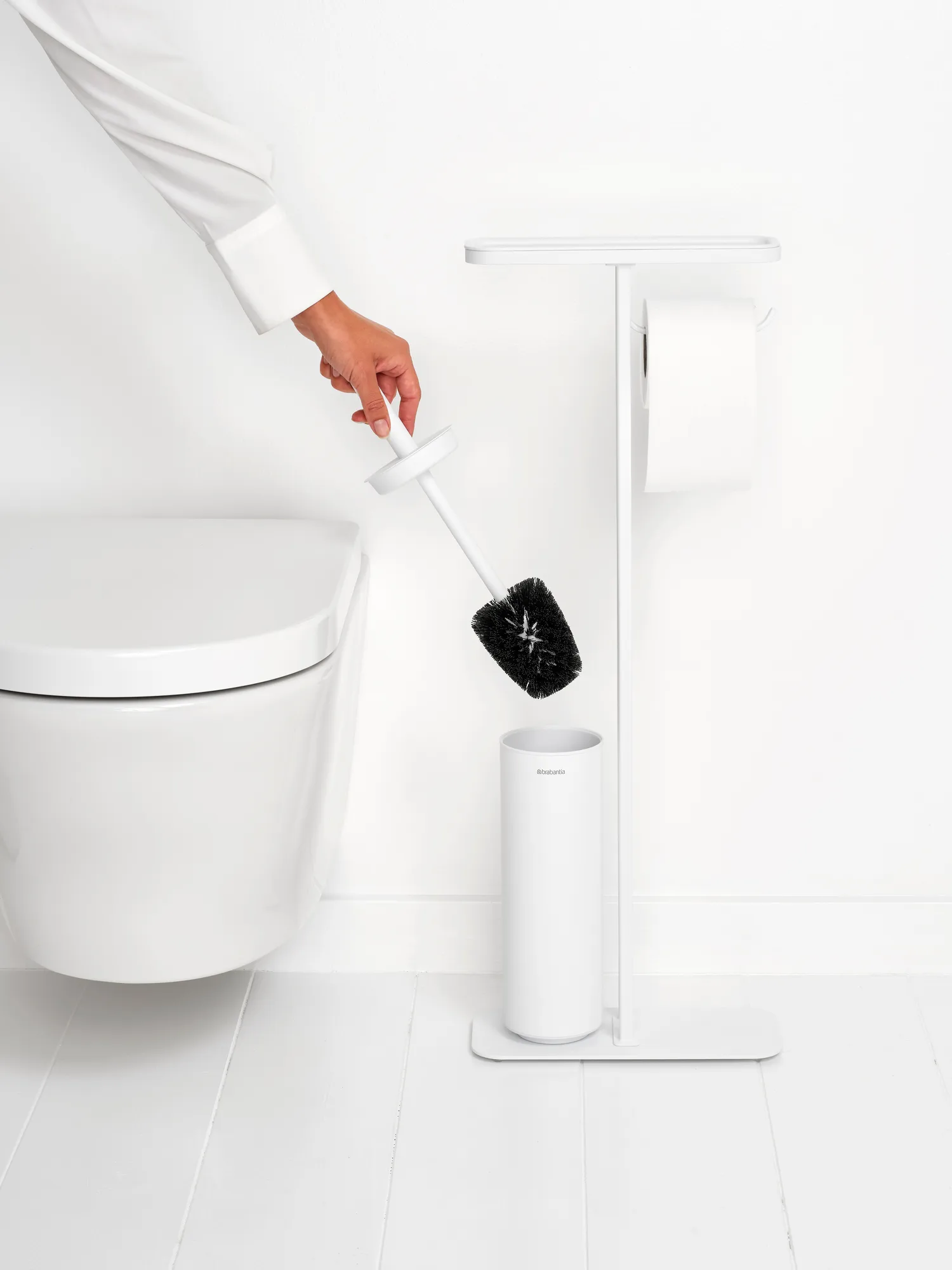 Caddie à toilette MindSet, Mineral Fresh White Brabantia