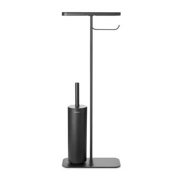 Caddie à toilette MindSet - Mineral Infinite Grey, silicone - Brabantia