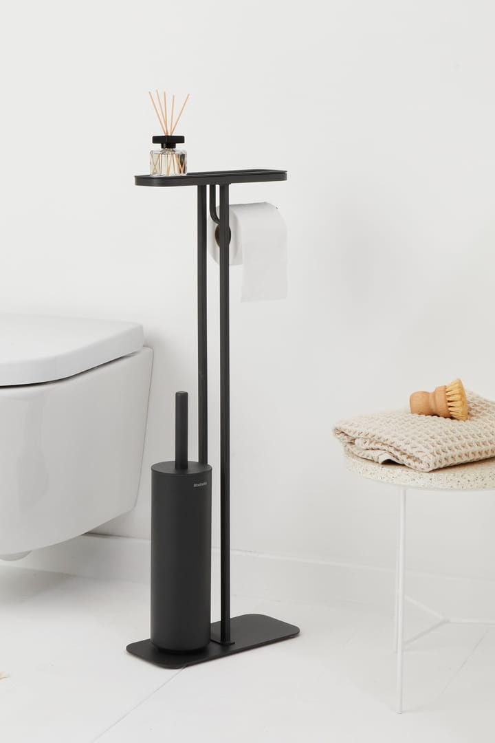 Caddie à toilette MindSet, Mineral Infinite Grey, silicone Brabantia