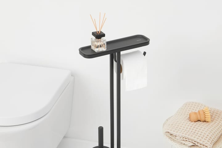 Caddie à toilette MindSet, Mineral Infinite Grey, silicone Brabantia