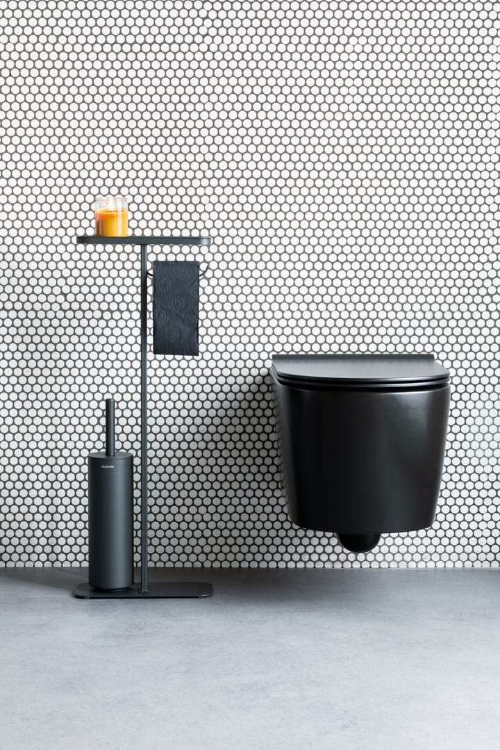 Caddie à toilette MindSet, Mineral Infinite Grey, silicone Brabantia