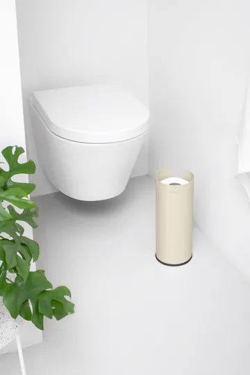 Conteneur à rouleaux de papier toilette Brabantia ReNew - Beige clair - Brabantia
