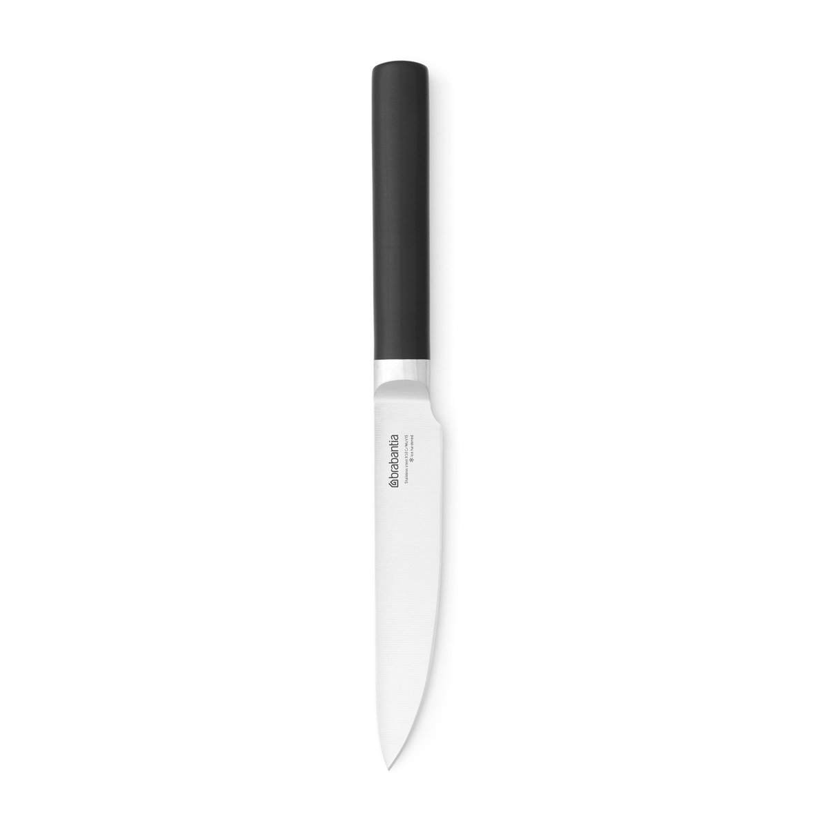 brabantia couteau à légumes profile 22 cm noir-acier inoxydable