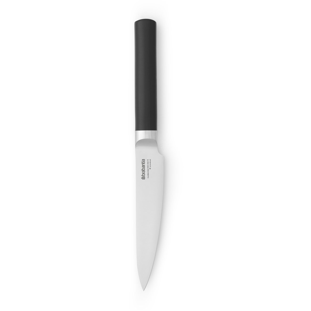 brabantia couteau à viande profile 30 cm noir-acier inoxydable