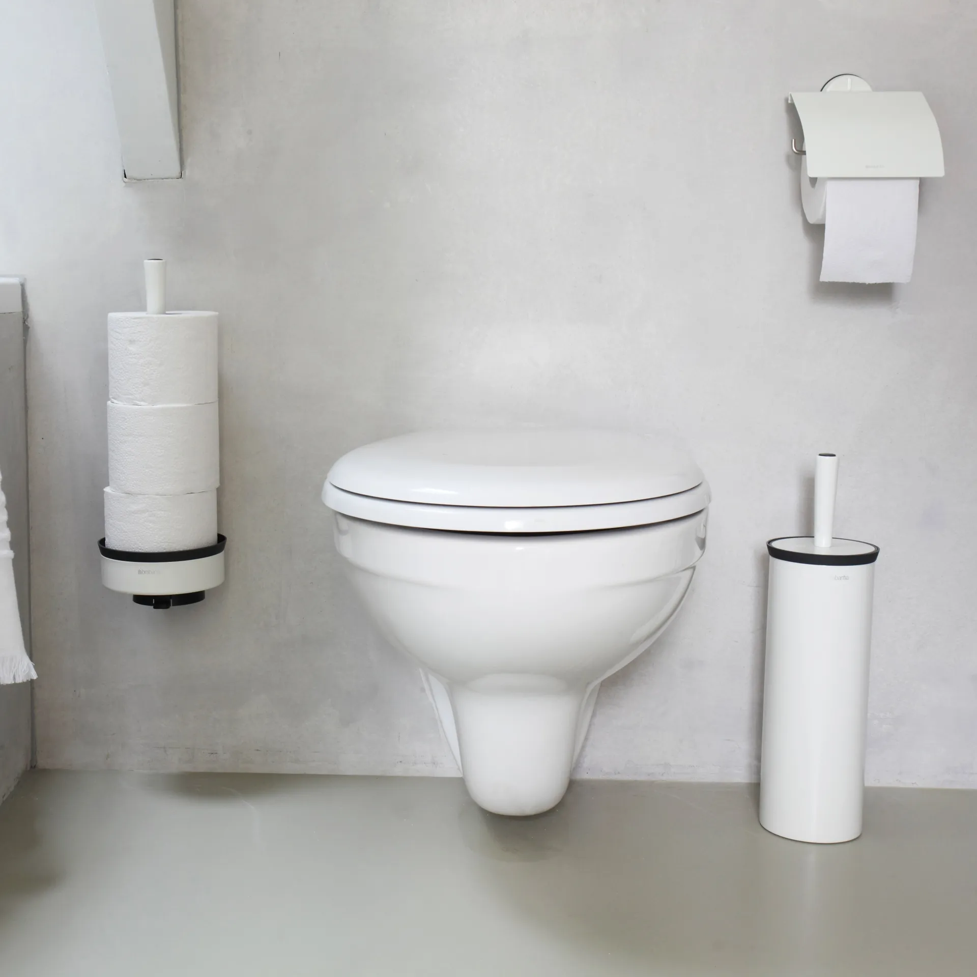 Dérouleur papier toilette Profile, blanc (off-white) Brabantia