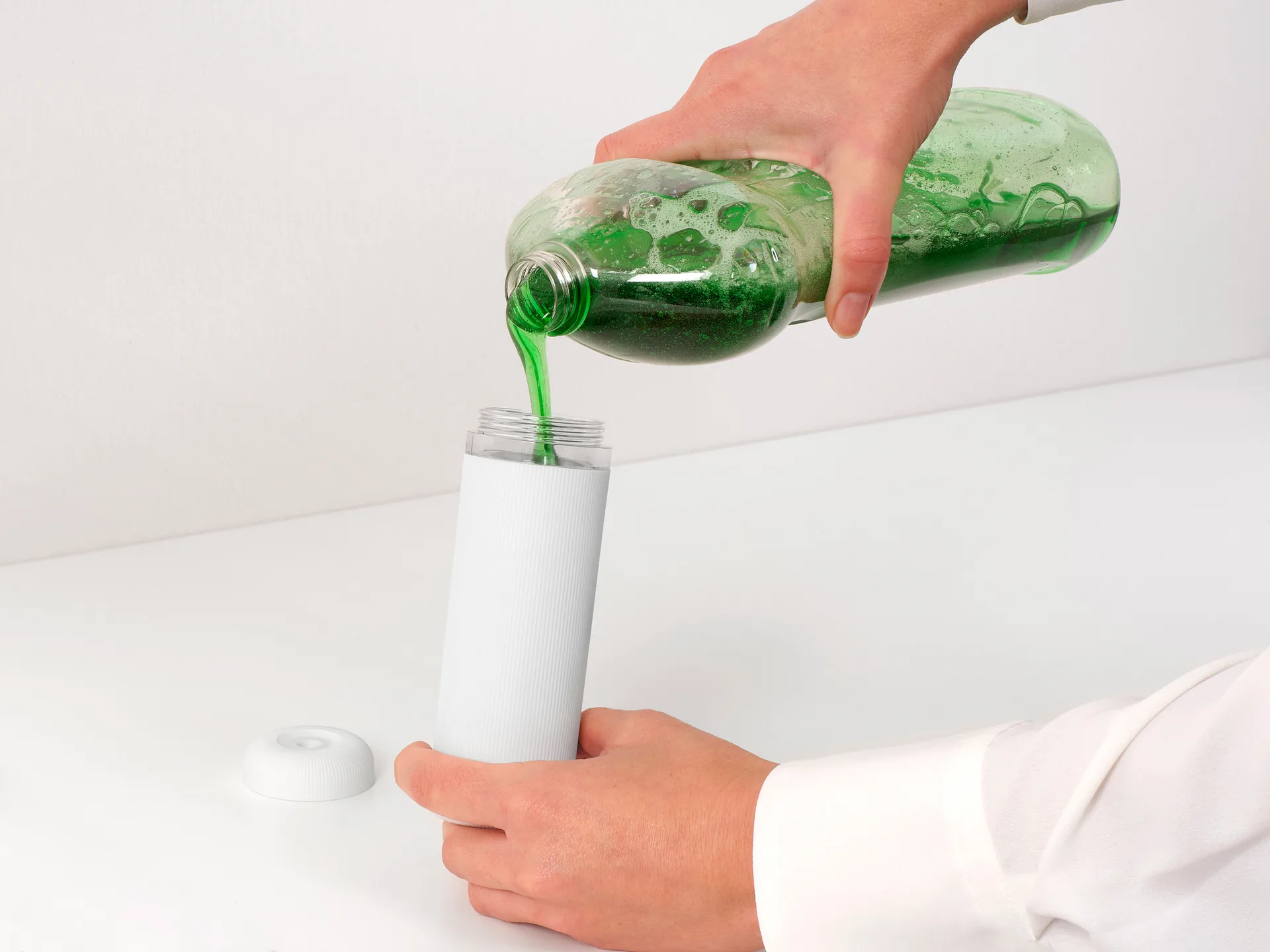 Distributeur à liquide vaisselle SinkStyle, Mineral Fresh White Brabantia