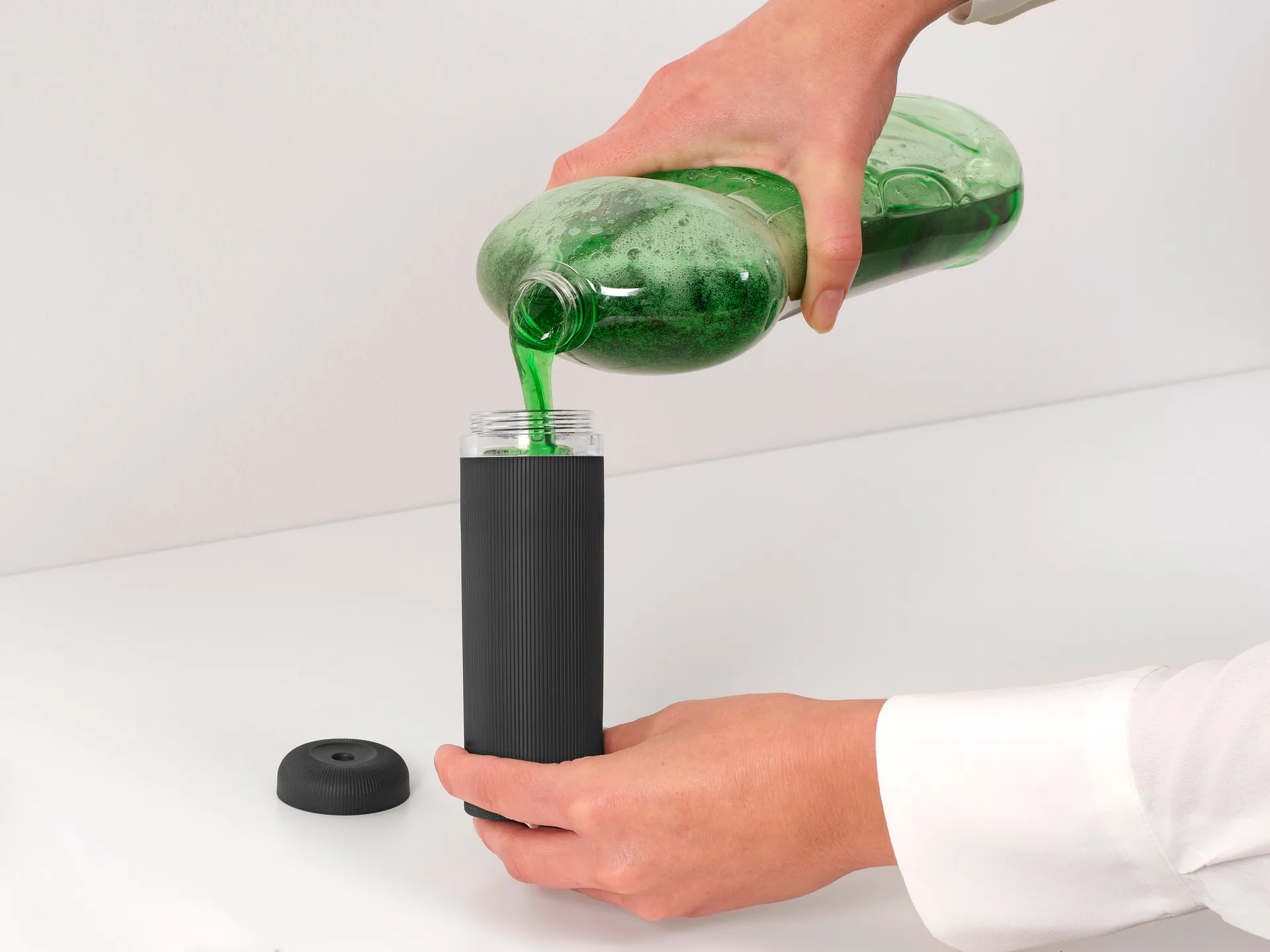 Distributeur à liquide vaisselle SinkStyle, Mineral Infinite Grey Brabantia