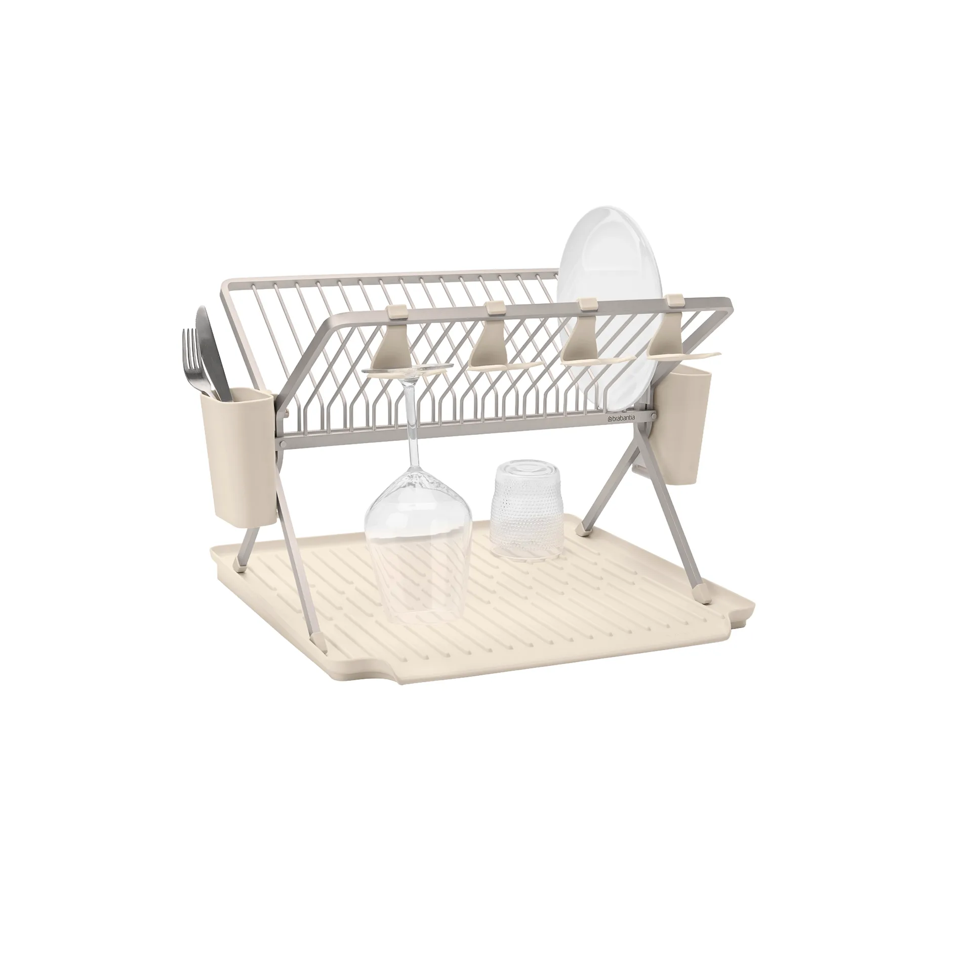 Egouttoir à vaisselle pliable Sinkside 51 cm, Soft Beige Brabantia