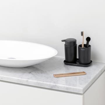 Ensemble d'accessoires pour la salle de bain ReNew de Brabantia 3 pièces - Gris foncé - Brabantia