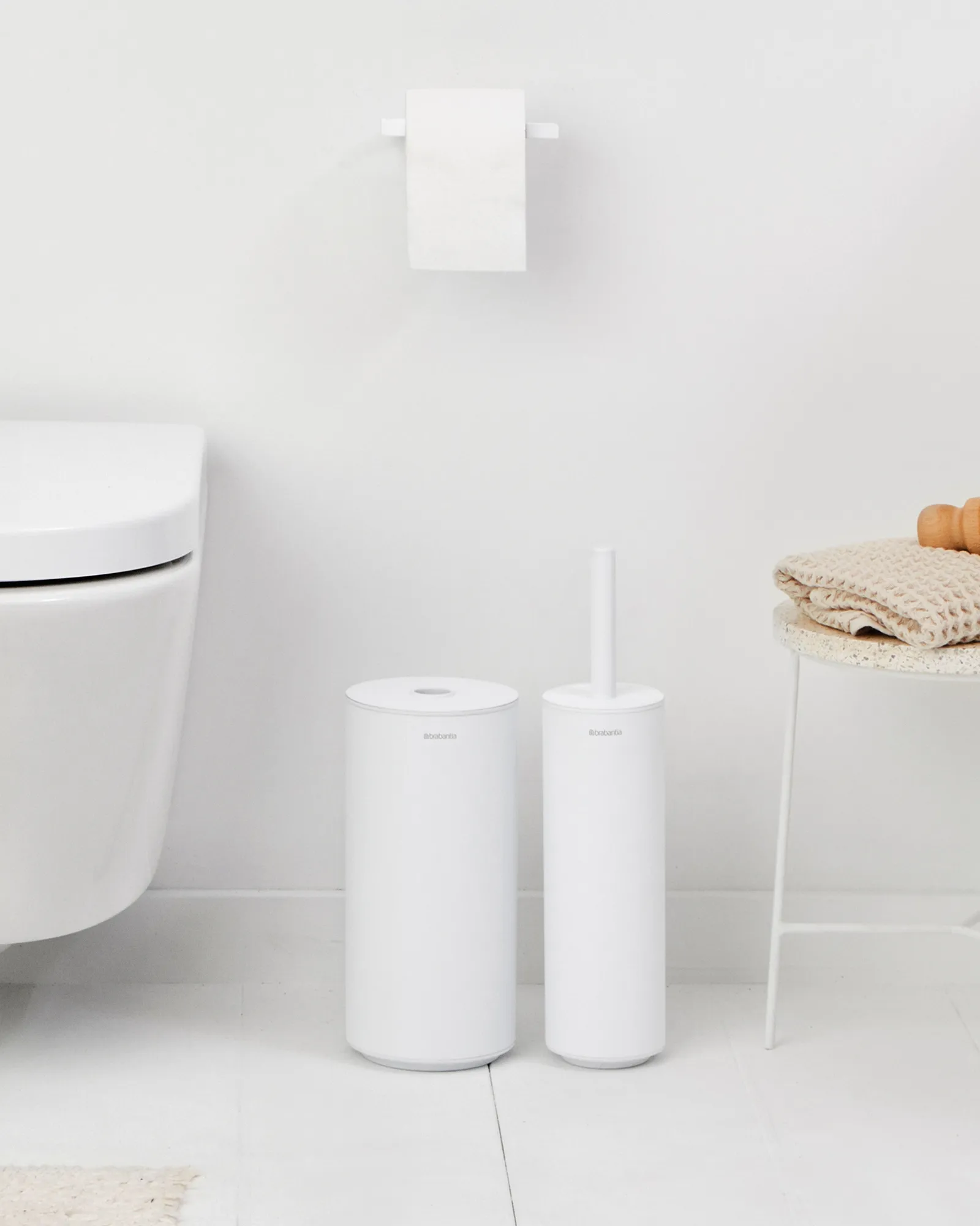 Ensemble de toilette Mindset 3 pièces, Mineral Fresh White Brabantia